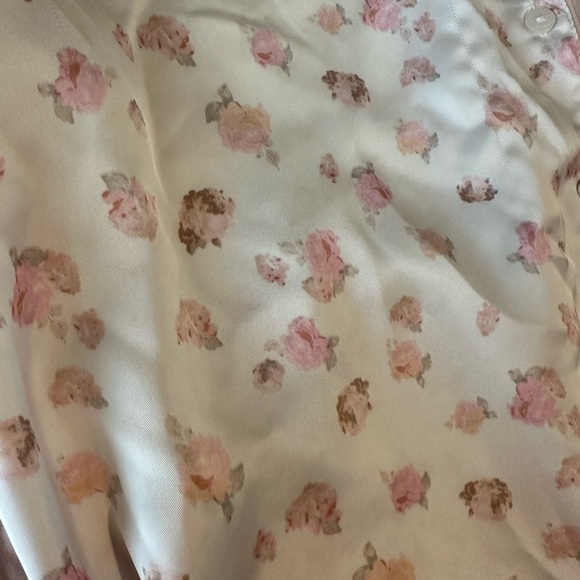 Victoria’s Secret satin shorts pajama set Floral Bridemaid logo - Picture 3 of 7